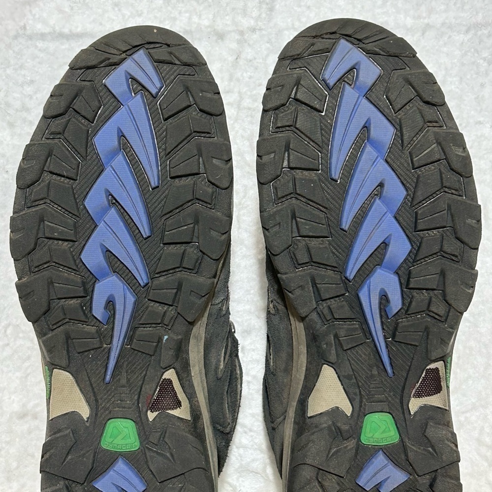 Karrimor Mens Blue Mount Mid Top Waterproof Suede Hiking Boots Shoes SZ US 9.5 - Picture 9 of 11